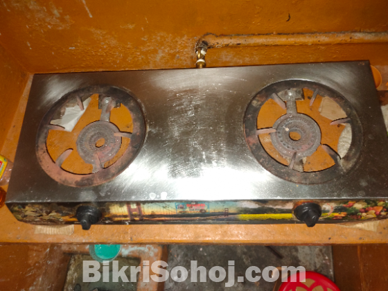 লাইন গ্যাসের ডাবল চুলা